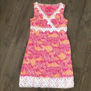 Lilly Pulitzer Orange and Pink Dress
